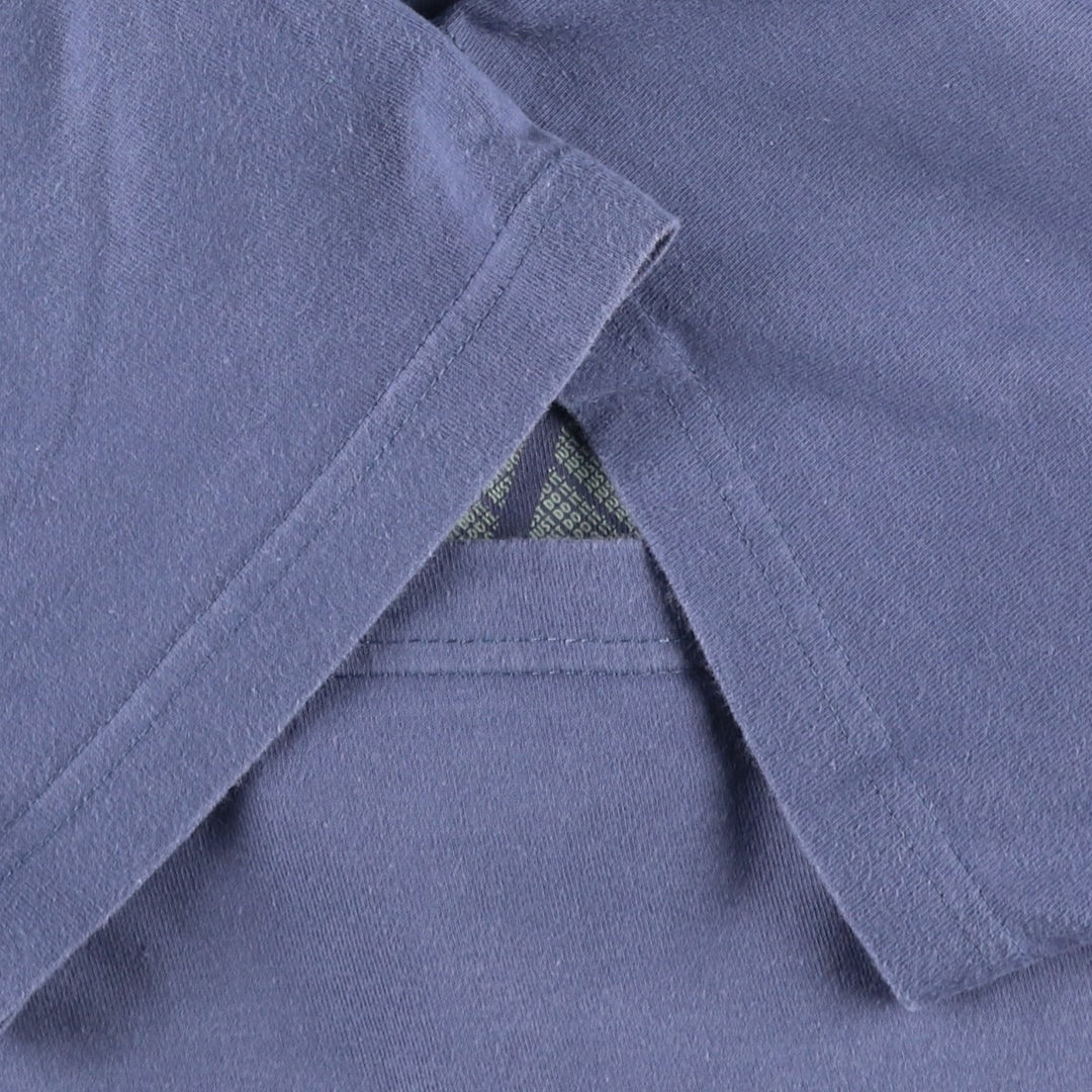 Nike logo print T-shirt, size L for men cotton Purple type blue-purple Vintage Second Hand