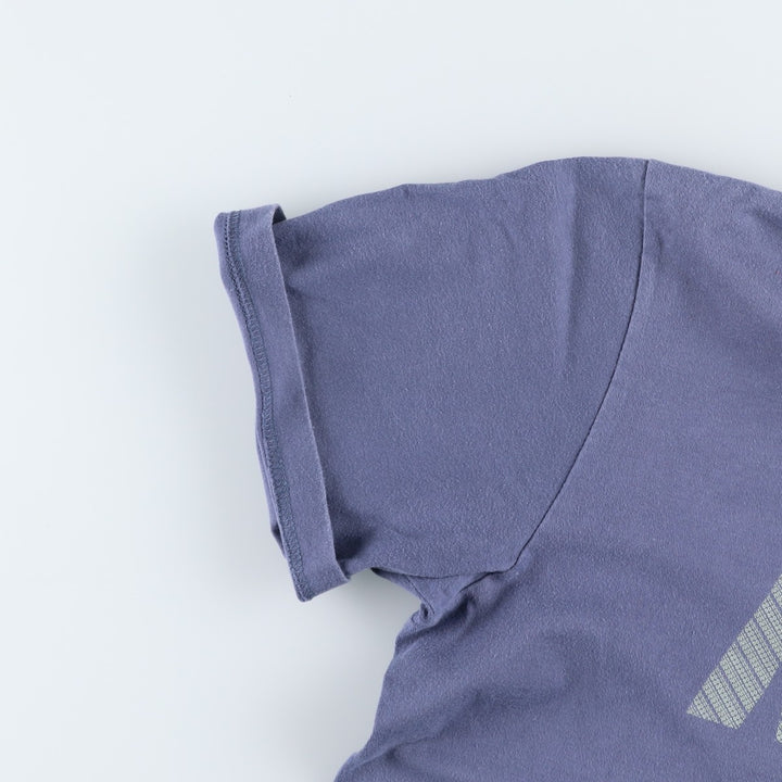Nike logo print T-shirt, size L for men cotton Purple type blue-purple Vintage Second Hand