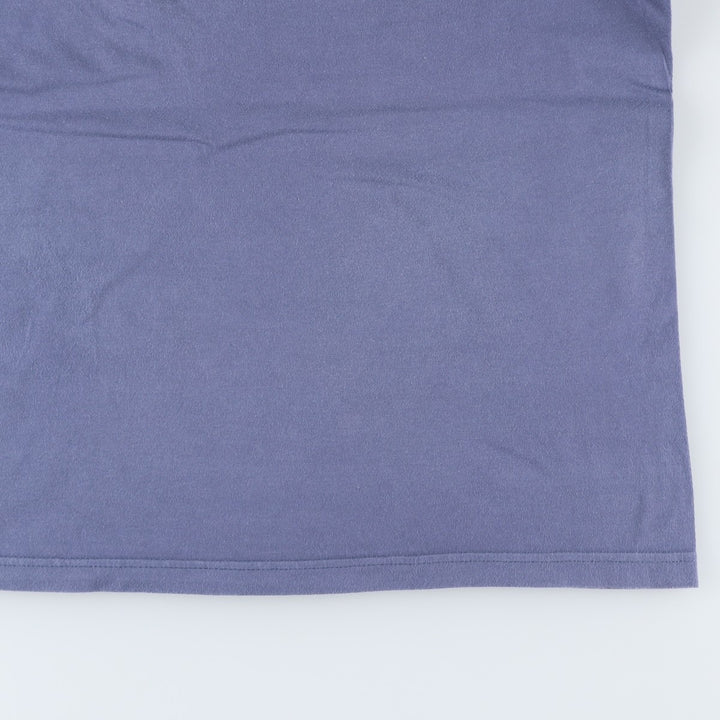 Nike logo print T-shirt, size L for men cotton Purple type blue-purple Vintage Second Hand