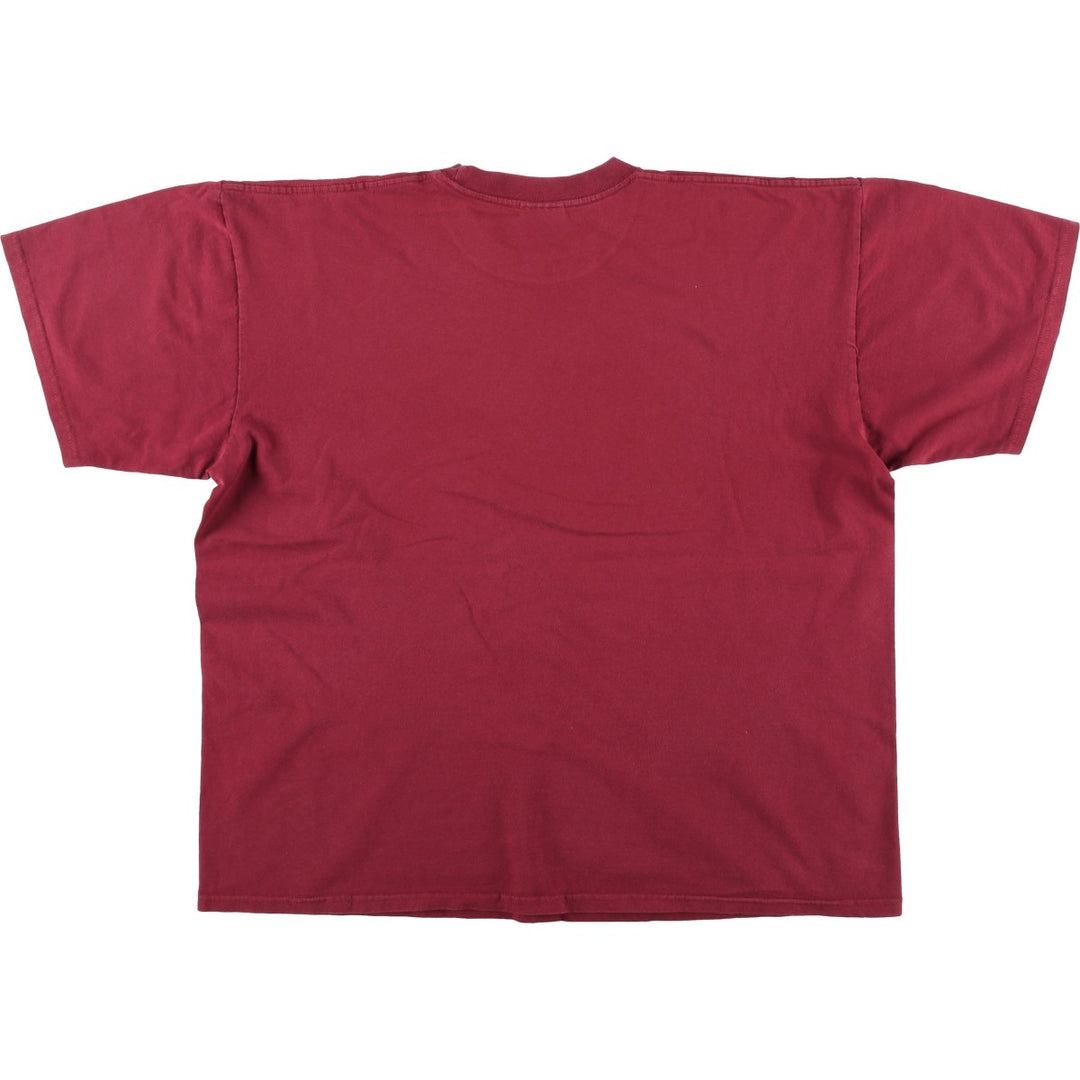 Nike One Point Logo T-shirt Men's XL cotton wine-red Vintage Second Hand