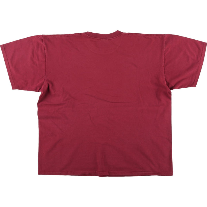 Nike One Point Logo T-shirt Men's XL cotton wine-red Vintage Second Hand