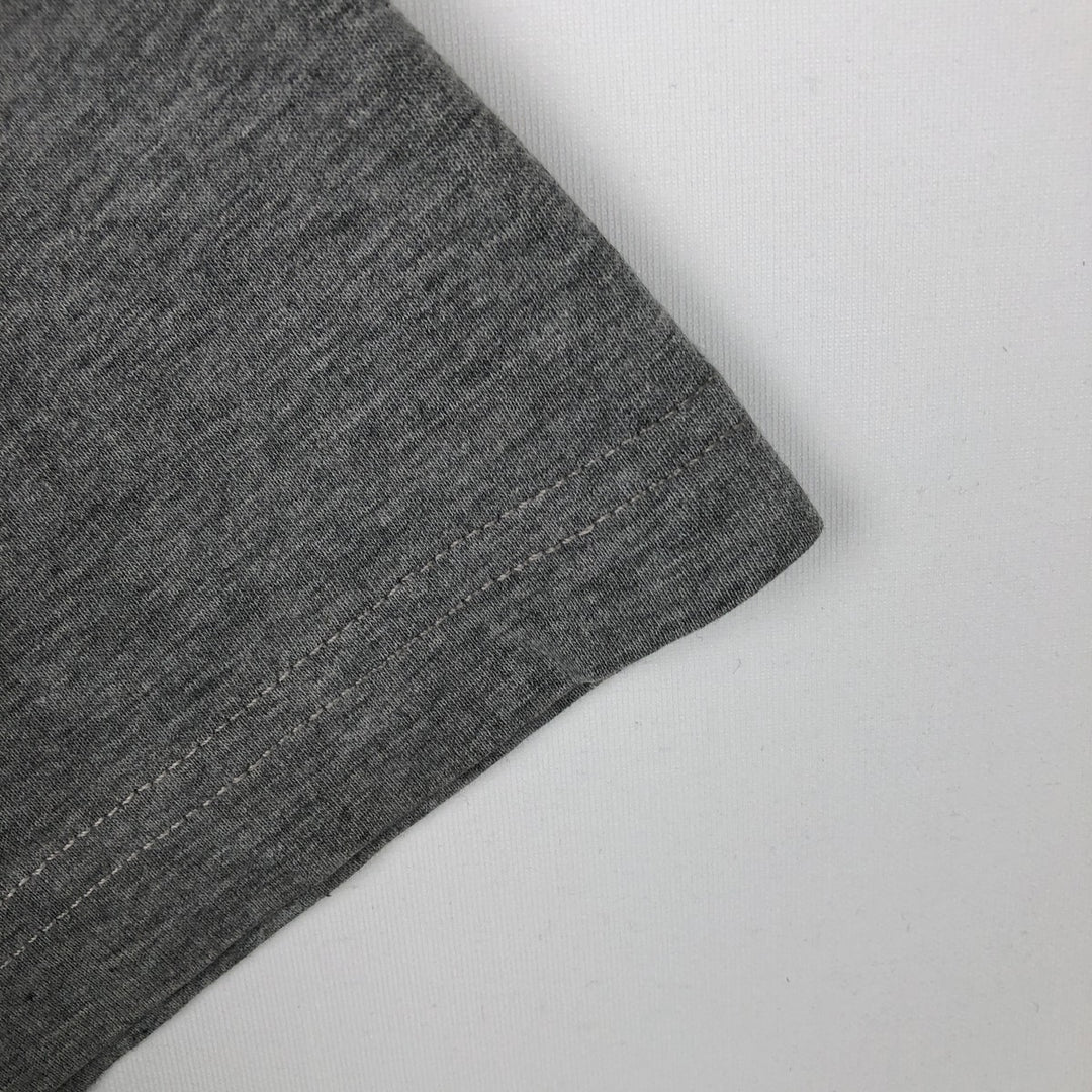 90s-era Nike logo t-shirt, men's size L equivalent, vintage. cotton gray type Vintage Second Hand