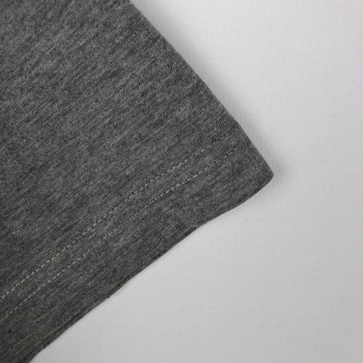 90s-era Nike logo t-shirt, men's size L equivalent, vintage. cotton gray type Vintage Second Hand