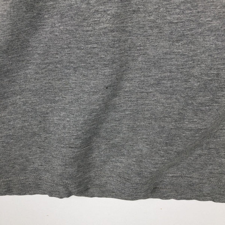 90s-era Nike logo t-shirt, men's size L equivalent, vintage. cotton gray type Vintage Second Hand