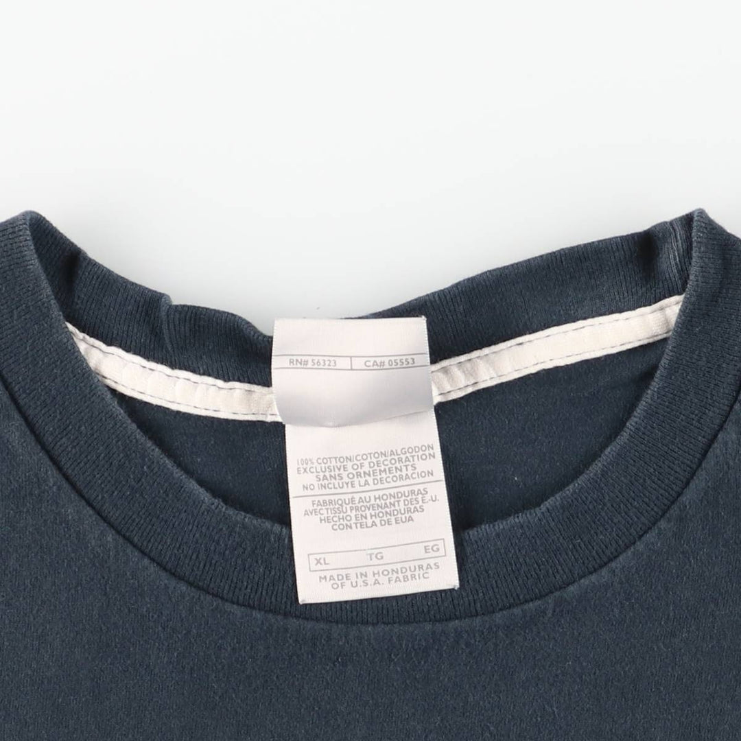 Nike One Point Logo T-shirt Men's XL cotton navy blue type Vintage Second Hand