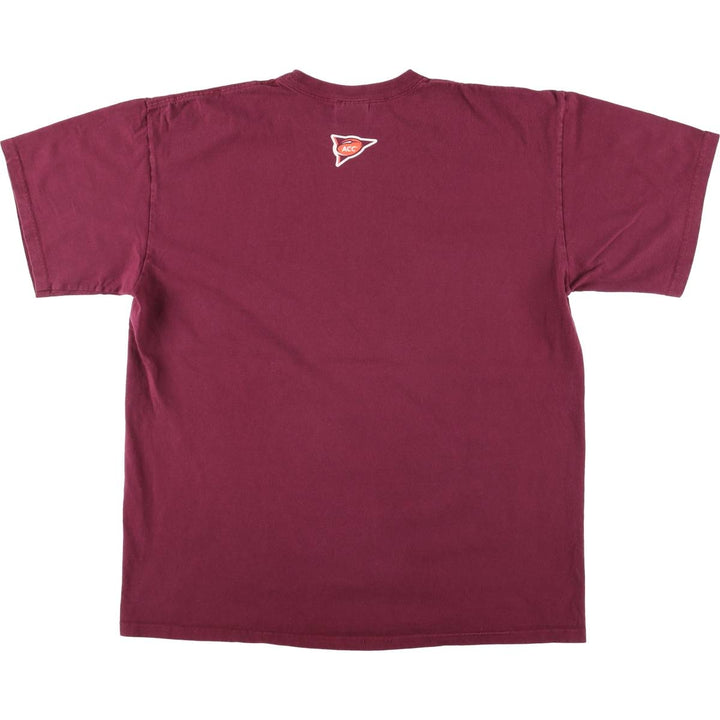 Nike NIKE TEAM Logo Print T-shirt Men's XL cotton wine-red Vintage Second Hand