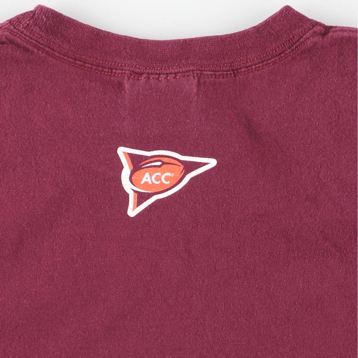 Nike NIKE TEAM Logo Print T-shirt Men's XL cotton wine-red Vintage Second Hand