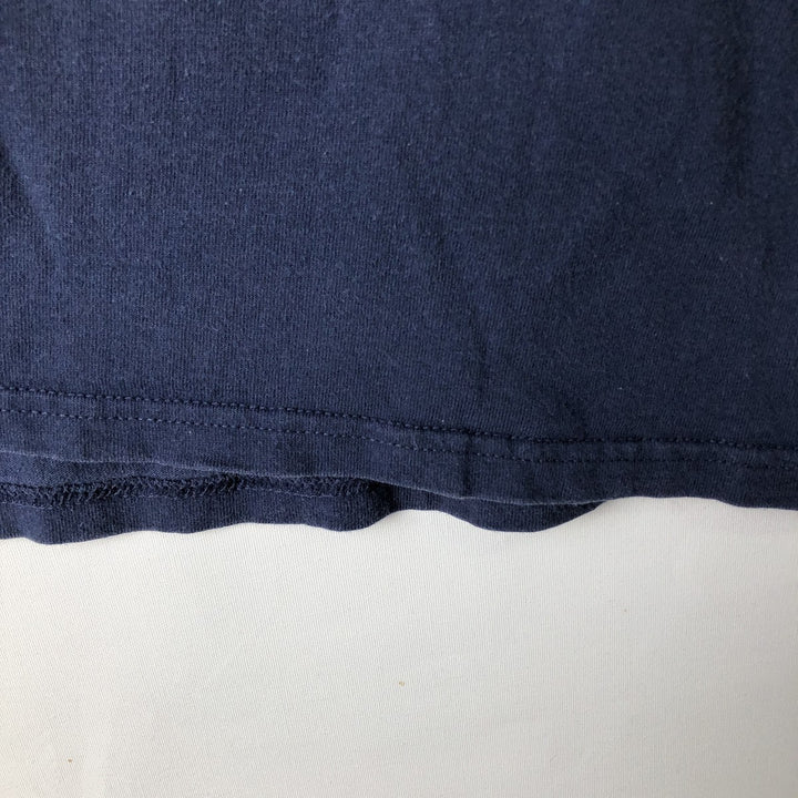 00'S Nike One Point Logo T-shirt Men's L size cotton navy blue type Vintage Second Hand