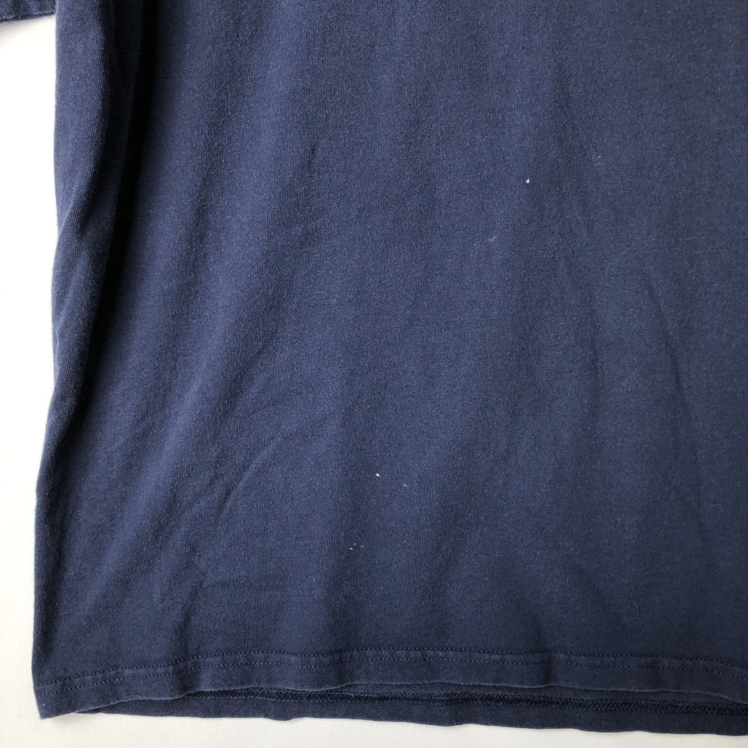 00'S Nike One Point Logo T-shirt Men's L size cotton navy blue type Vintage Second Hand
