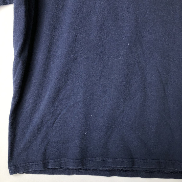 00'S Nike One Point Logo T-shirt Men's L size cotton navy blue type Vintage Second Hand