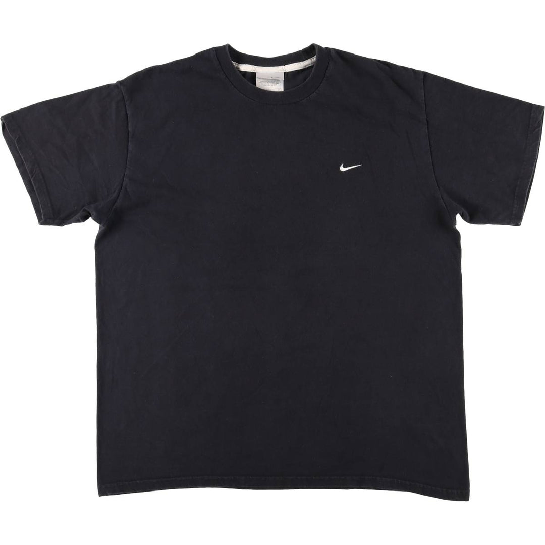 00'S Nike One Point Logo T-shirt Men's XL cotton black type Vintage Second Hand