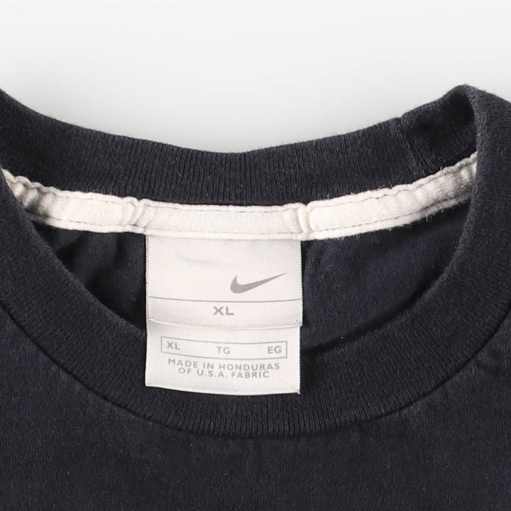 00'S Nike One Point Logo T-shirt Men's XL cotton black type Vintage Second Hand