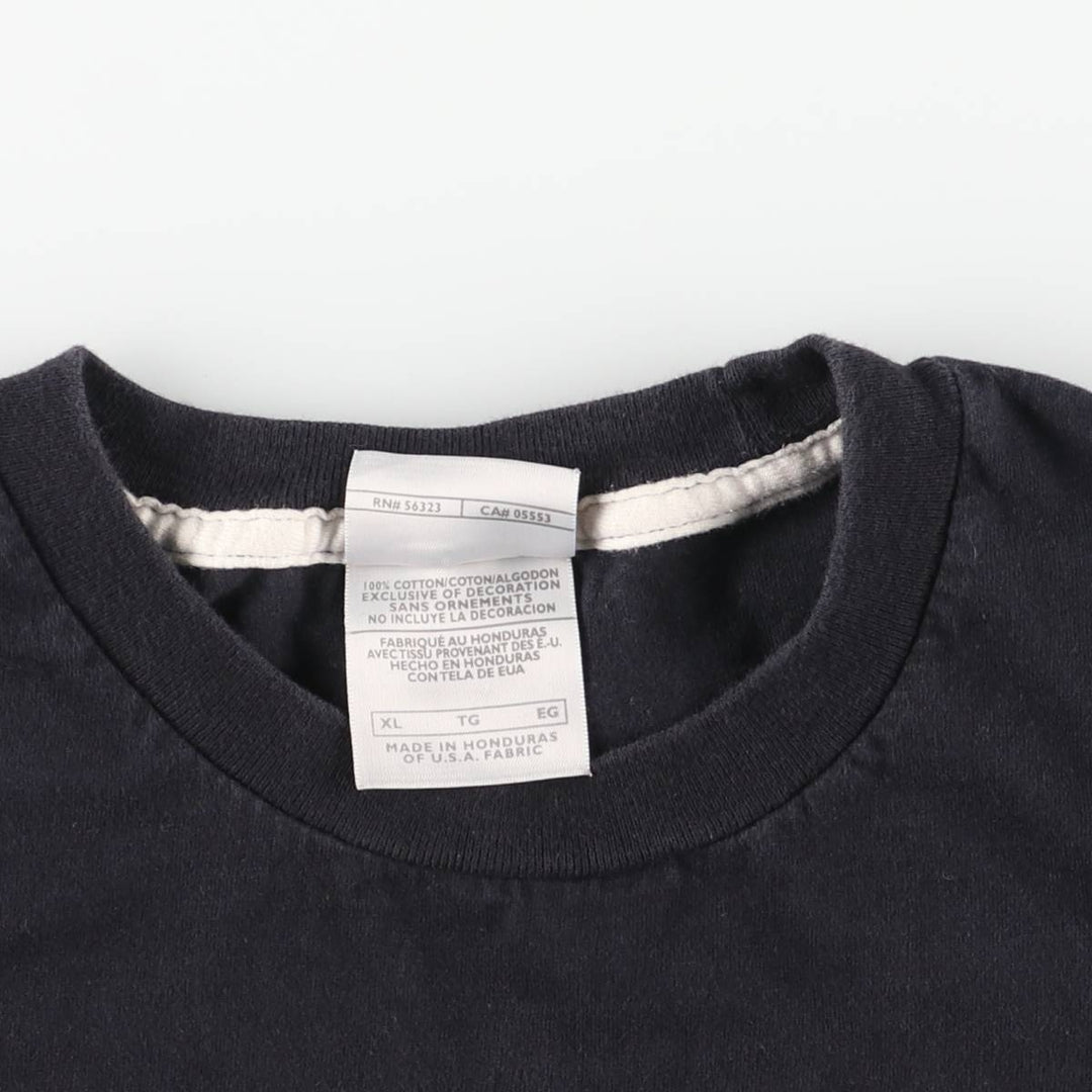 00'S Nike One Point Logo T-shirt Men's XL cotton black type Vintage Second Hand