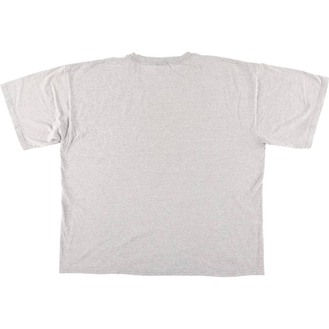Adidas College Logo Print T-Shirt, Men's Size XL (approx.) cotton gray type Vintage Second Hand
