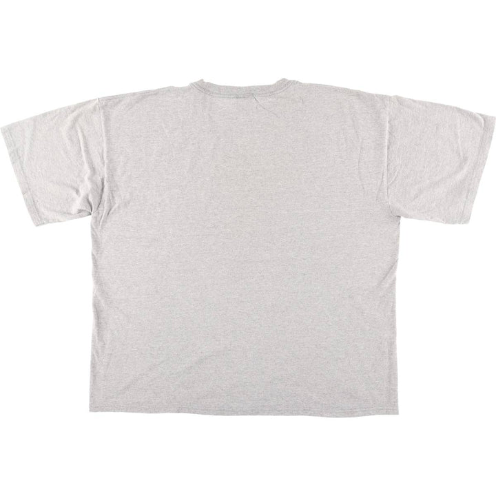Adidas College Logo Print T-Shirt, Men's Size XL (approx.) cotton gray type Vintage Second Hand