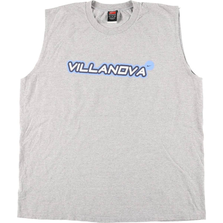 ~2000'S Nike Team Sleeveless Sports Print T-Shirt, Men's Size XL cotton gray type Vintage Second Hand