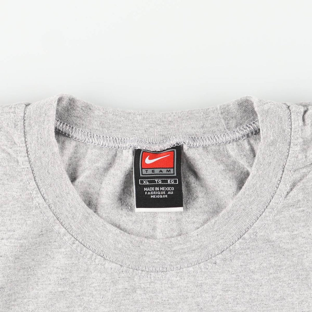 ~2000'S Nike Team Sleeveless Sports Print T-Shirt, Men's Size XL cotton gray type Vintage Second Hand