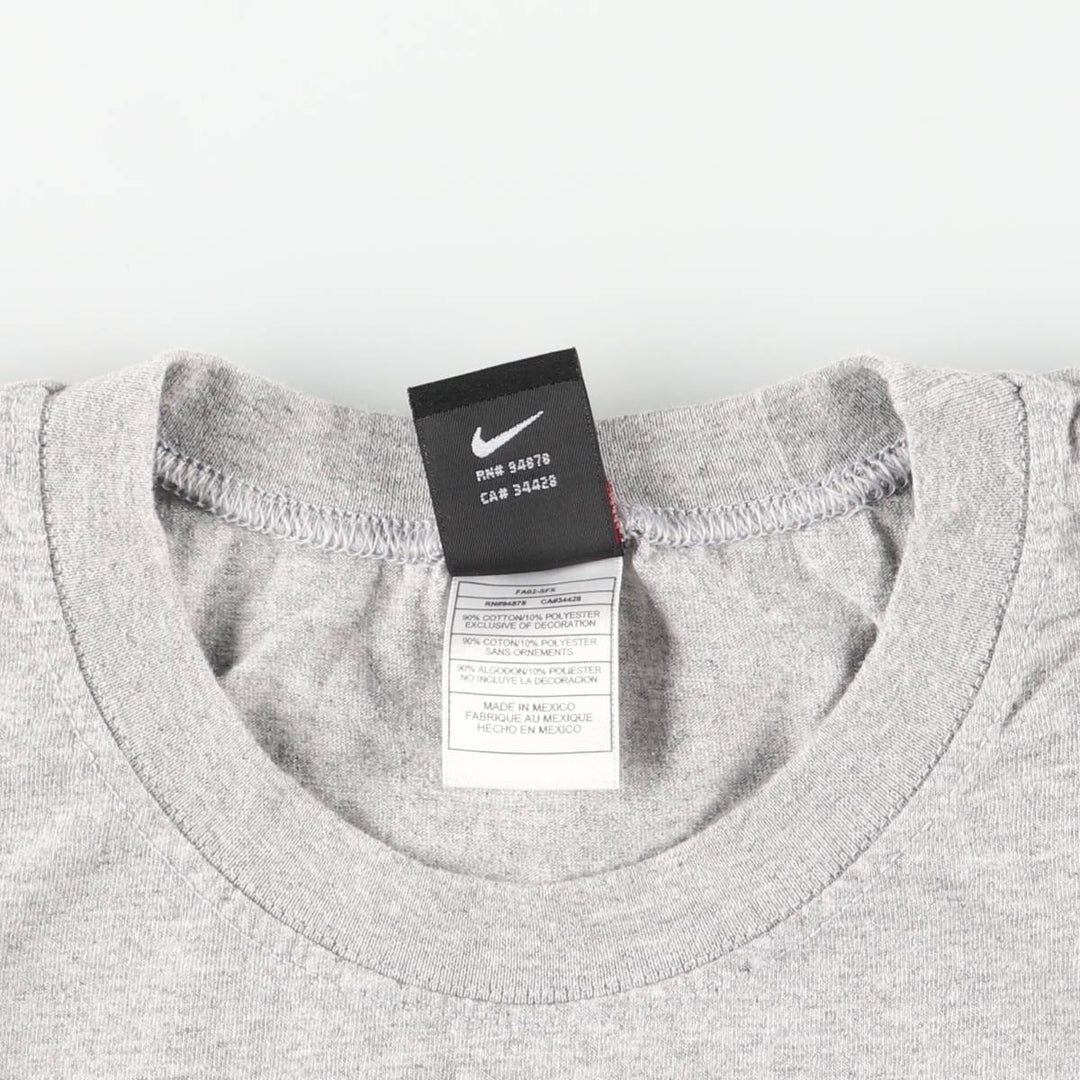 ~2000'S Nike Team Sleeveless Sports Print T-Shirt, Men's Size XL cotton gray type Vintage Second Hand