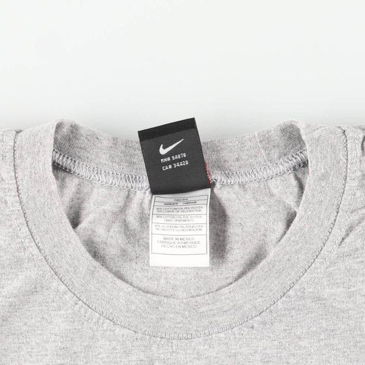~2000'S Nike Team Sleeveless Sports Print T-Shirt, Men's Size XL cotton gray type Vintage Second Hand