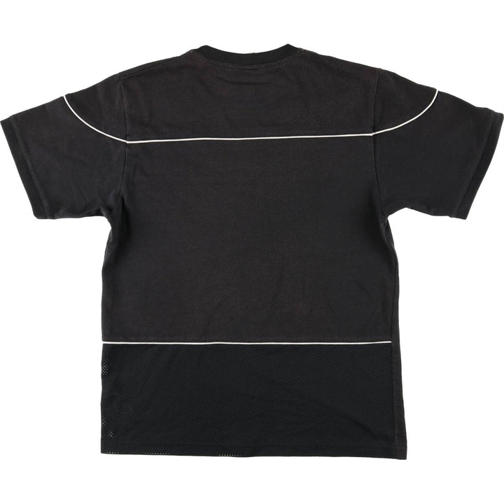 00'S Nike Logo T-shirt, Men's M size cotton black type Vintage Second Hand