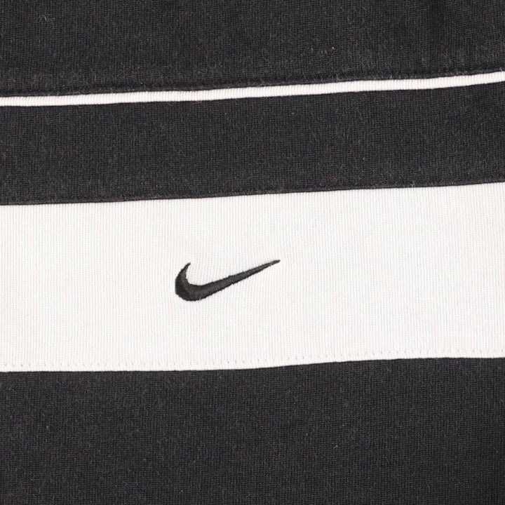 00'S Nike Logo T-shirt, Men's M size cotton black type Vintage Second Hand