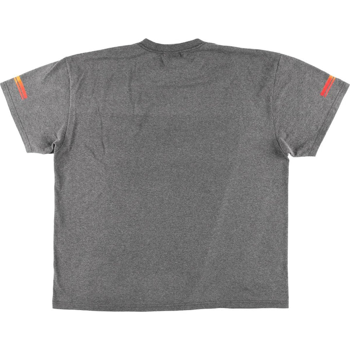 2000'S Nike Logo T-Shirt, Made in Canada, Men's Size XL (approx.) polyester gray type Vintage Second Hand