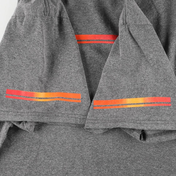 2000'S Nike Logo T-Shirt, Made in Canada, Men's Size XL (approx.) polyester gray type Vintage Second Hand