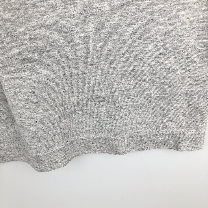 90'S Adidas logo print t-shirt, made in Canada, men's size XL equivalent, vintage. cotton gray type Vintage Second Hand