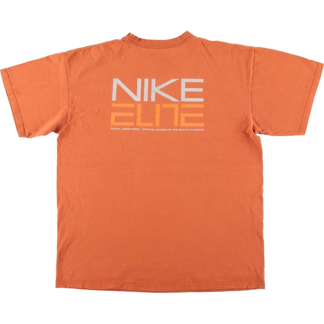 2000'S Nike Team Logo Print T-Shirt, Men's Size XL (approx.) cotton brown type Vintage Second Hand