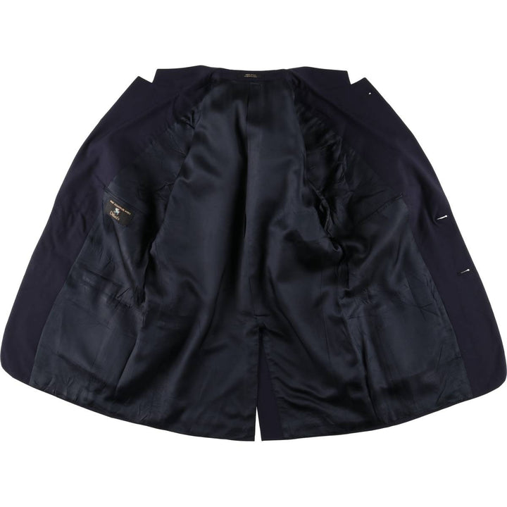 DILLARD'S Navy Blazer Tailored Jacket, Made in USA, Men's Size M (approx.) unclear navy blue type Vintage Second Hand