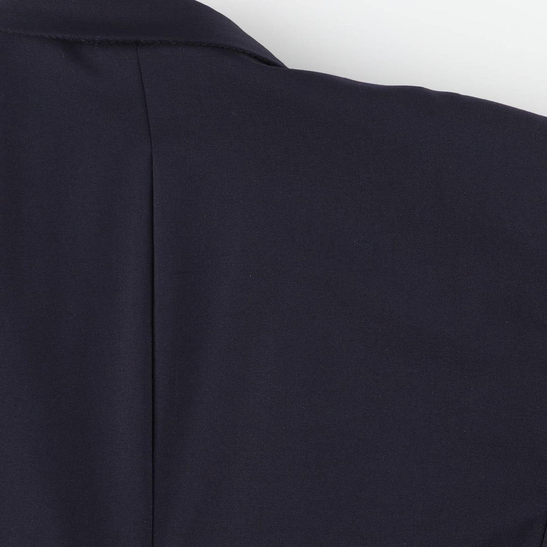 DILLARD'S Navy Blazer Tailored Jacket, Made in USA, Men's Size M (approx.) unclear navy blue type Vintage Second Hand