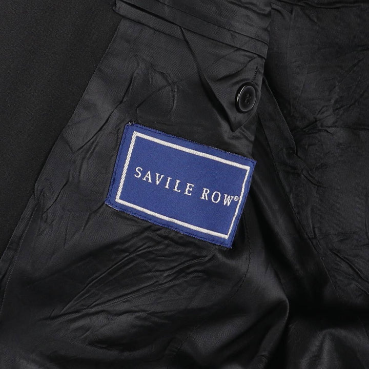 SAVILE ROW Wool Tailored Jacket, Men's Size M (equivalent) wool black type Vintage Second Hand
