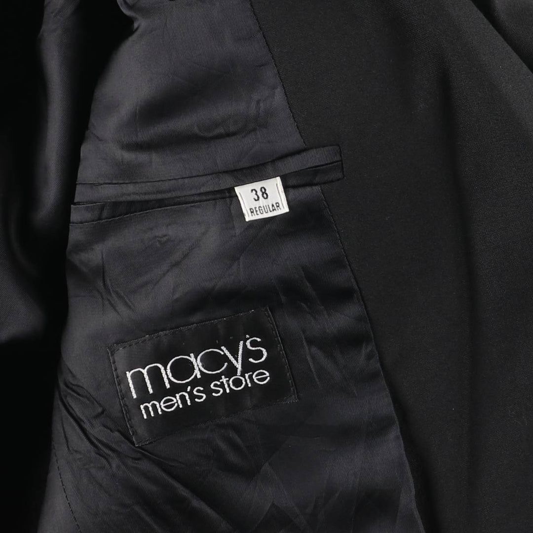 SAVILE ROW Wool Tailored Jacket, Men's Size M (equivalent) wool black type Vintage Second Hand