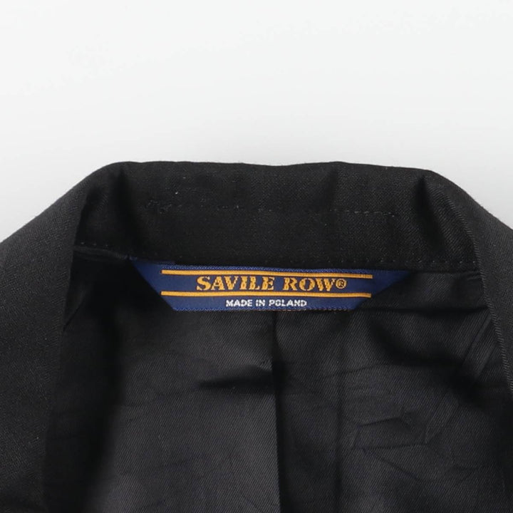 SAVILE ROW Wool Tailored Jacket, Men's Size M (equivalent) wool black type Vintage Second Hand
