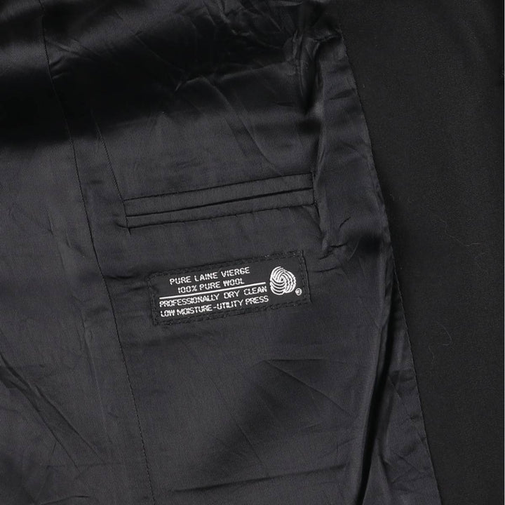 SAVILE ROW Wool Tailored Jacket, Men's Size M (equivalent) wool black type Vintage Second Hand
