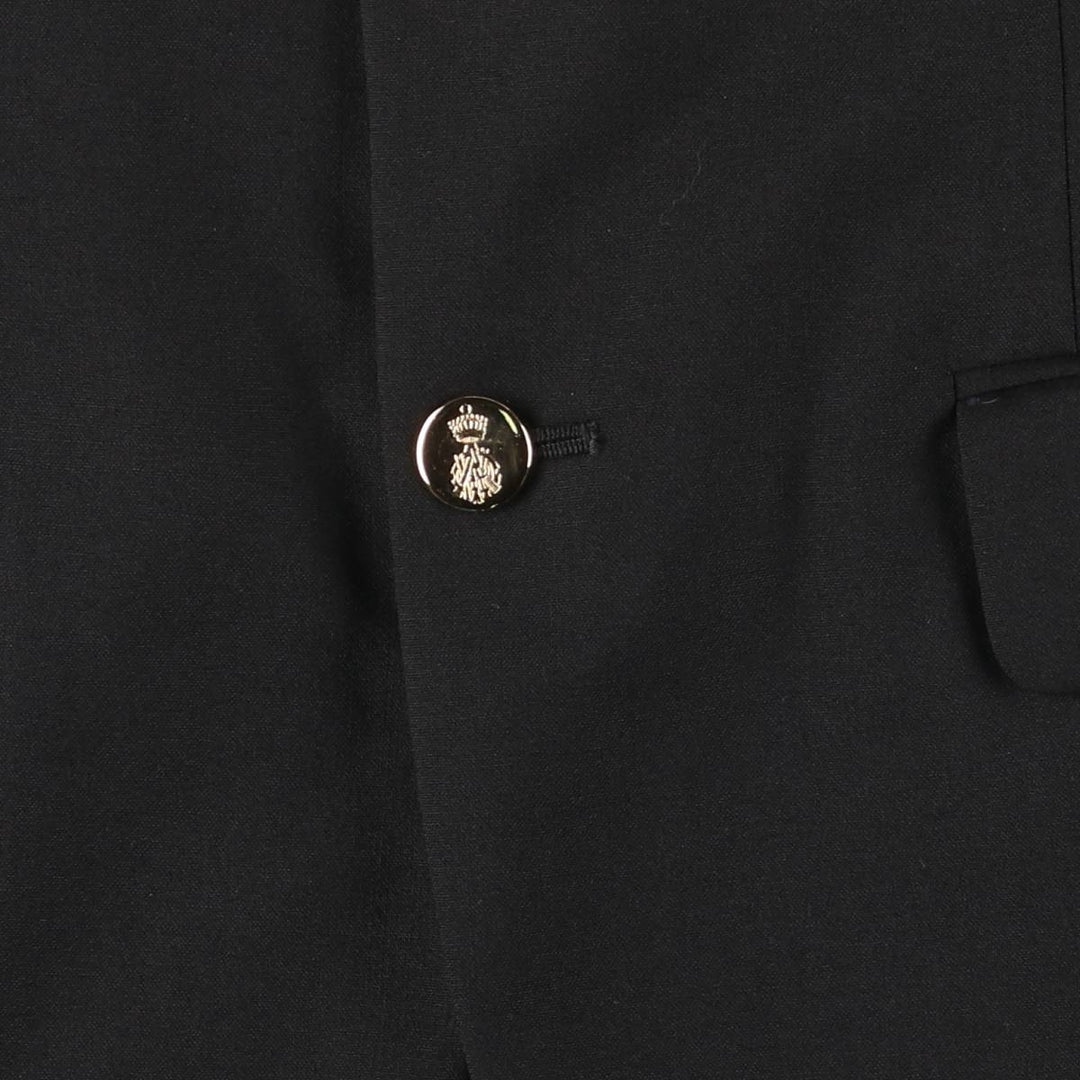 SAVILE ROW Wool Tailored Jacket, Men's Size M (equivalent) wool black type Vintage Second Hand