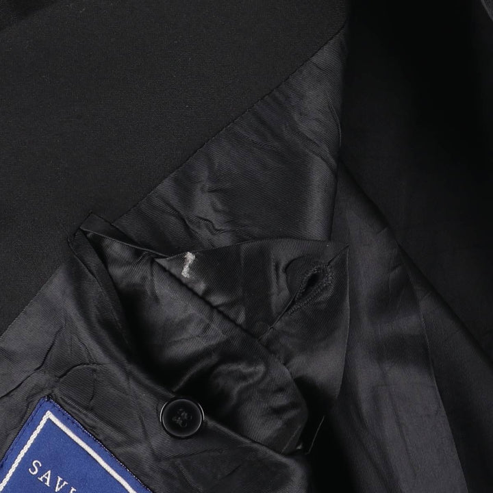 SAVILE ROW Wool Tailored Jacket, Men's Size M (equivalent) wool black type Vintage Second Hand