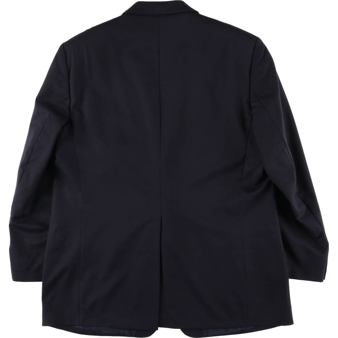 BOTANY500 Navy Blazer Tailored Jacket, Made in Canada, Men's Size L (approx.) wool navy blue type Vintage Second Hand