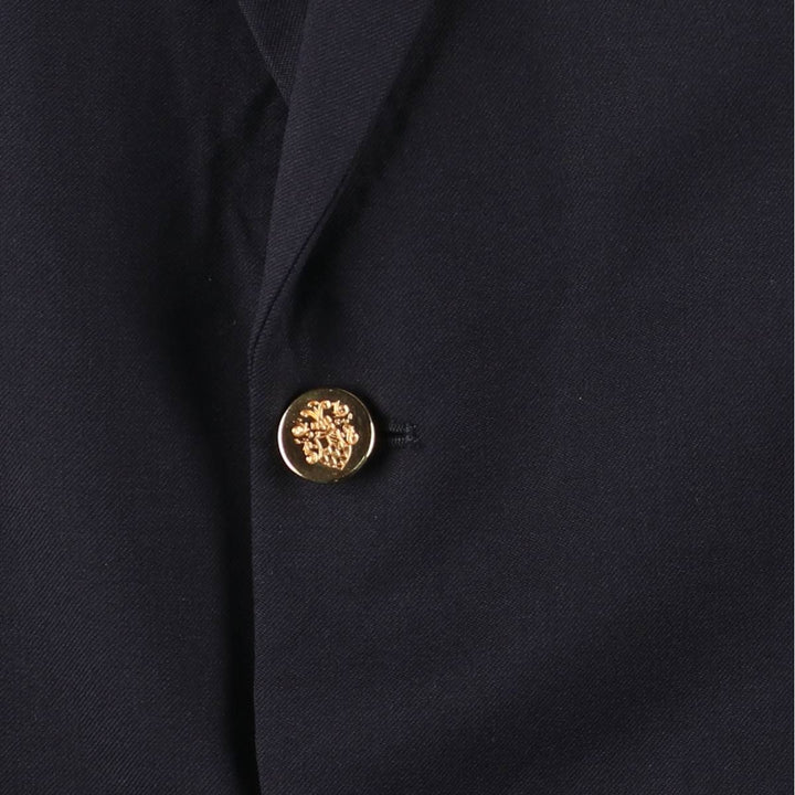 BOTANY500 Navy Blazer Tailored Jacket, Made in Canada, Men's Size L (approx.) wool navy blue type Vintage Second Hand