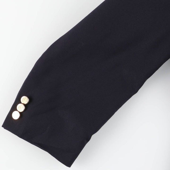 BOTANY500 Navy Blazer Tailored Jacket, Made in Canada, Men's Size L (approx.) wool navy blue type Vintage Second Hand
