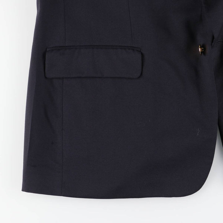 BOTANY500 Navy Blazer Tailored Jacket, Made in Canada, Men's Size L (approx.) wool navy blue type Vintage Second Hand