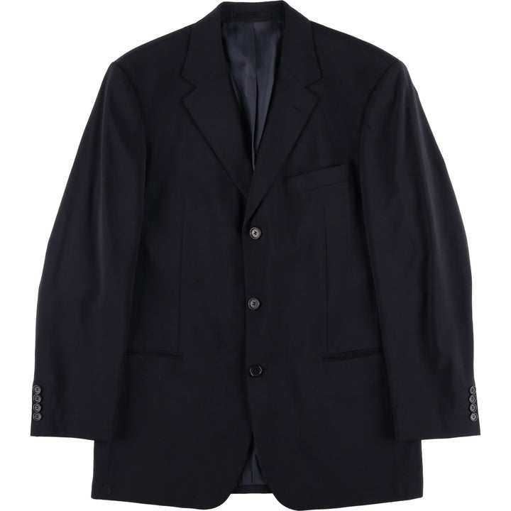 Hugo Boss wool tailored jacket, men's size M wool black type Vintage Second Hand