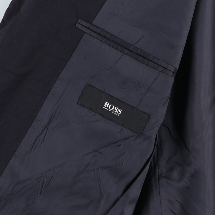 Hugo Boss wool tailored jacket, men's size M wool black type Vintage Second Hand