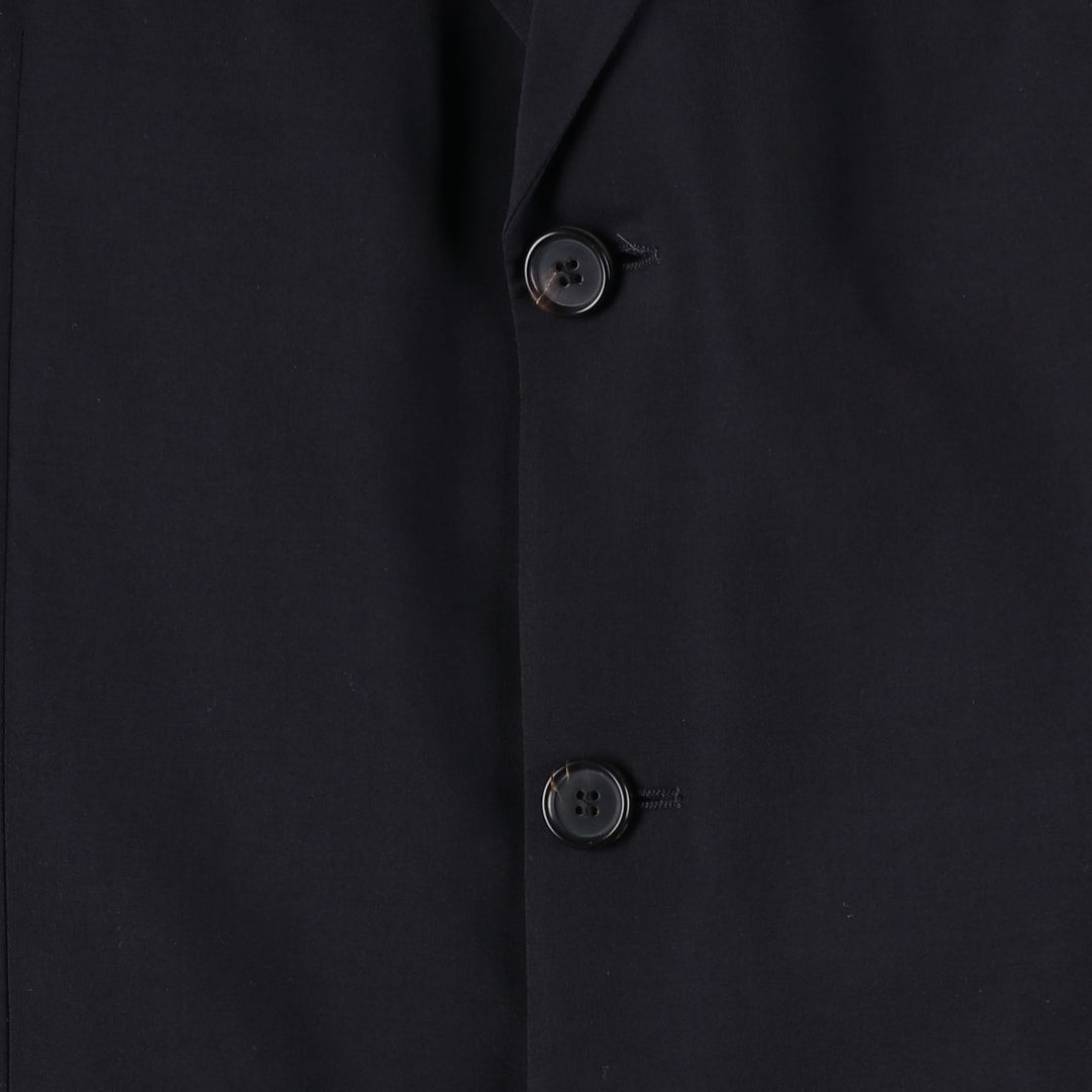 Hugo Boss wool tailored jacket, men's size M wool black type Vintage Second Hand