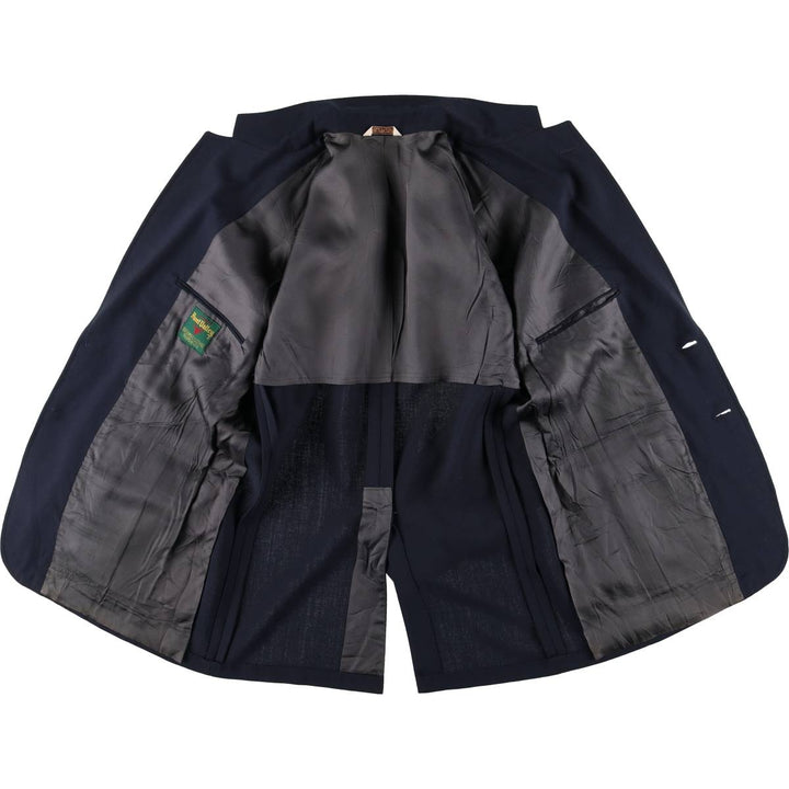 Hunt Valley Navy Blazer Tailored Jacket, Made in USA, Men's Size M (approx.) unclear navy blue type Vintage Second Hand