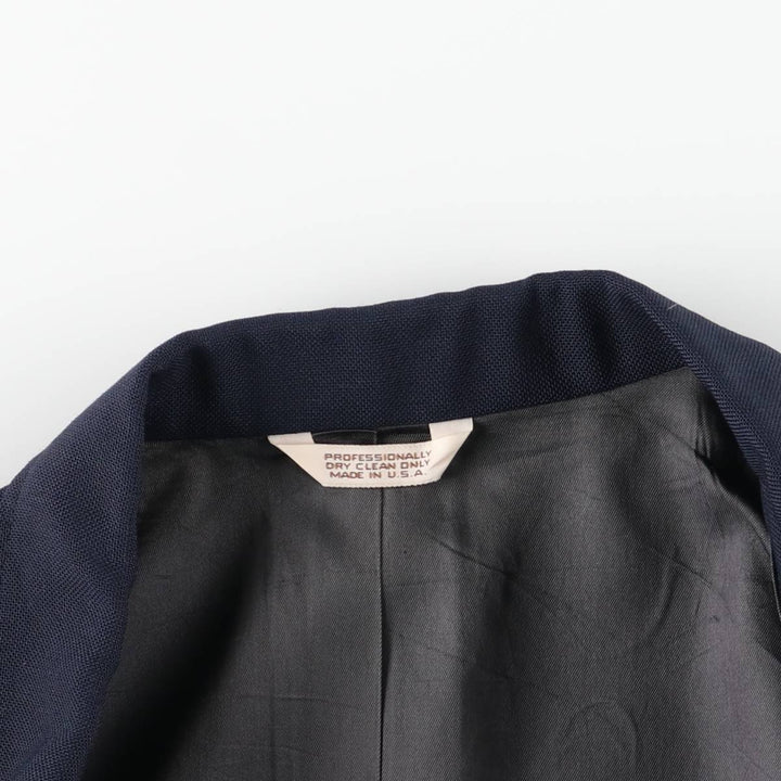 Hunt Valley Navy Blazer Tailored Jacket, Made in USA, Men's Size M (approx.) unclear navy blue type Vintage Second Hand