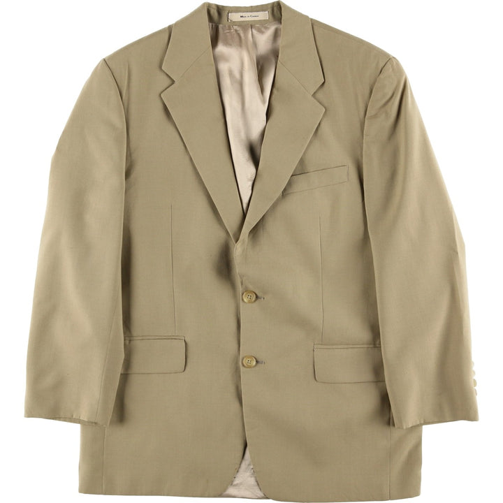Ralph Lauren Chaps wool tailored jacket, made in Canada, men's size M wool Beige type Vintage Second Hand