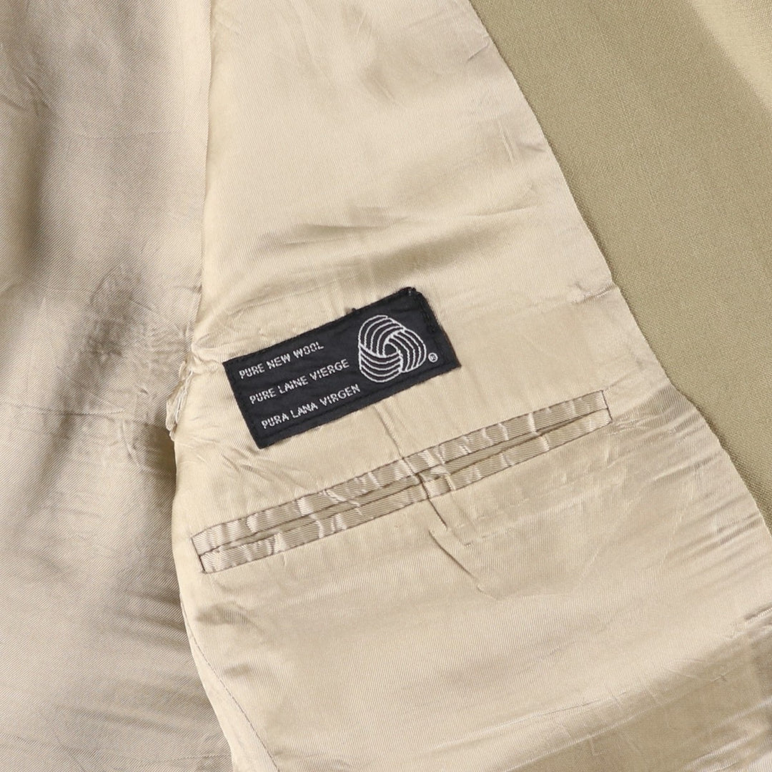 Ralph Lauren Chaps wool tailored jacket, made in Canada, men's size M wool Beige type Vintage Second Hand