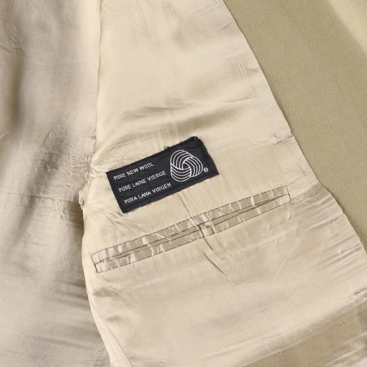 Ralph Lauren Chaps wool tailored jacket, made in Canada, men's size M wool Beige type Vintage Second Hand
