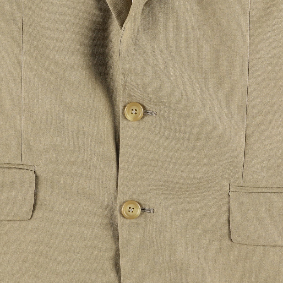 Ralph Lauren Chaps wool tailored jacket, made in Canada, men's size M wool Beige type Vintage Second Hand